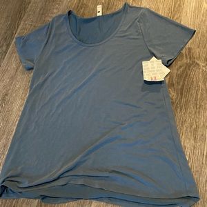 Lularoe classic t med solid blue new with tag
